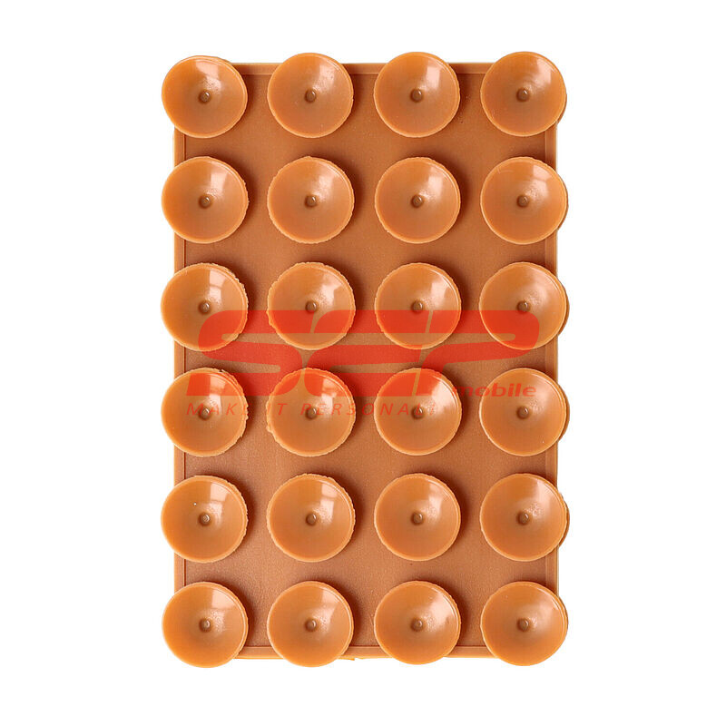 Pad silicon pentru telefon mobil Rectangle BROWN