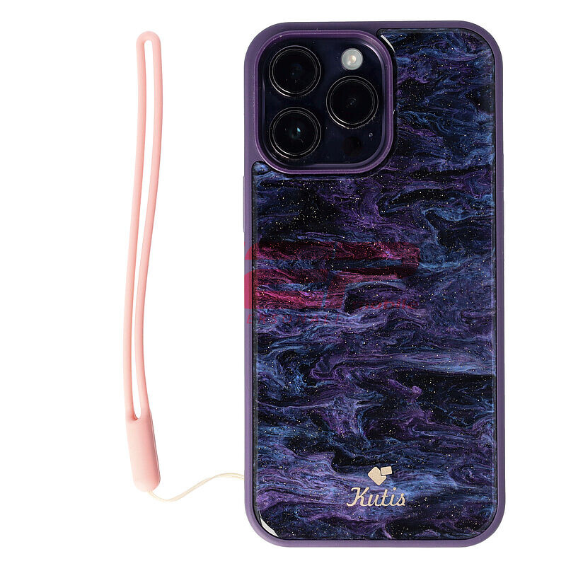 Accesoriu tip bratara din silicon pentru husa telefon mobil PINK