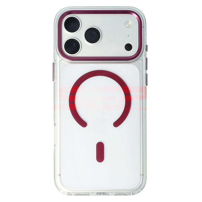 Toc TPU+PC Color Ring Apple iPhone 17 Pro Cherry Red
