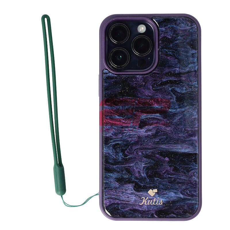 Accesoriu tip bratara din silicon pentru husa telefon mobil DARK GREEN