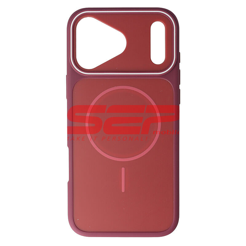 Toc TPU+PC MagSafe Dual Layer Apple iPhone 18 Pro Max Dark Cherry