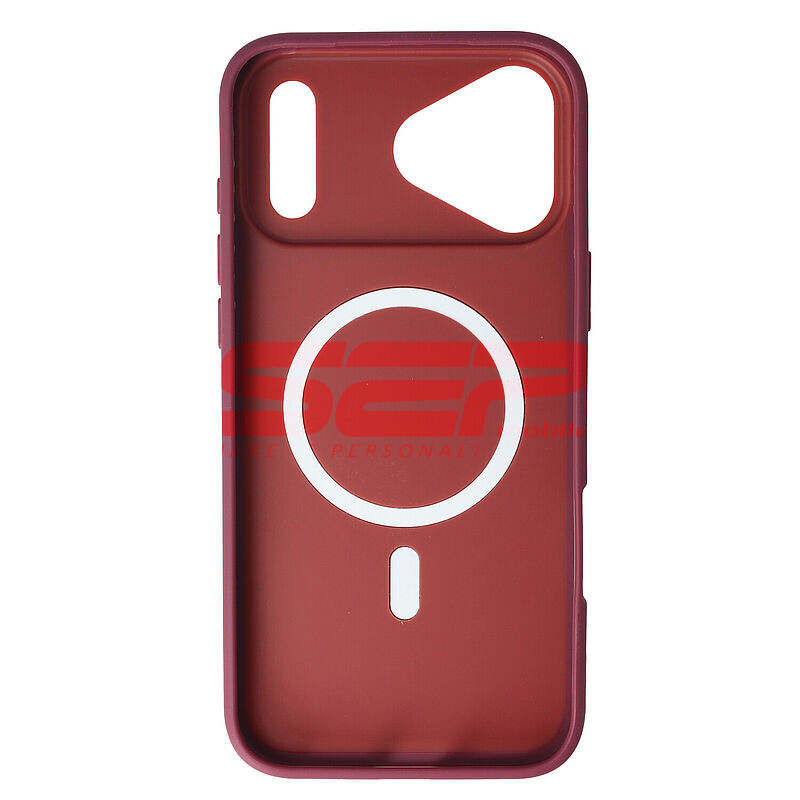 Toc TPU+PC MagSafe Dual Layer Apple iPhone 18 Pro Max Dark Cherry