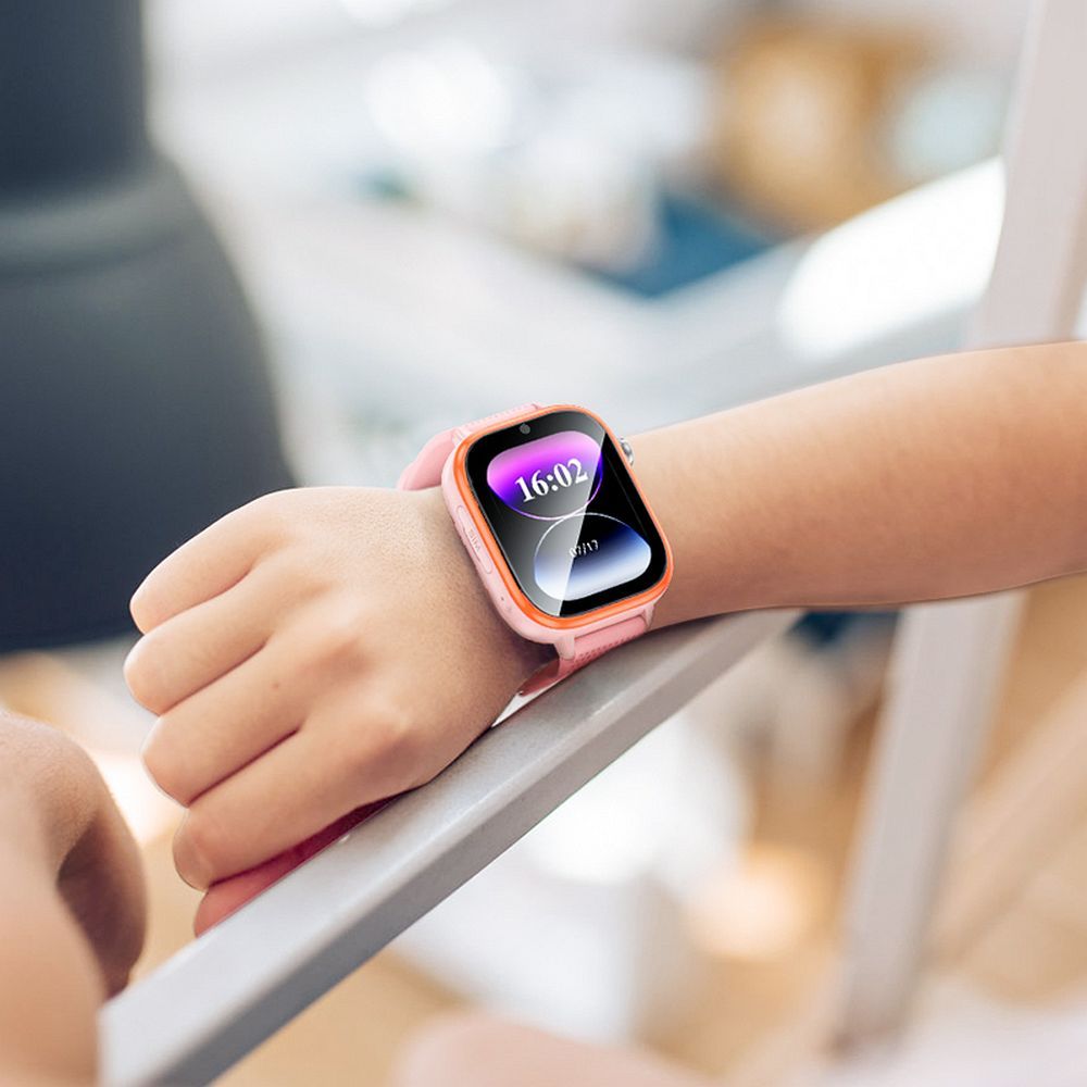 Smartwatch hoco. pentru copii 1,83″ 4G GPS cu funcție de apel Y101, roz