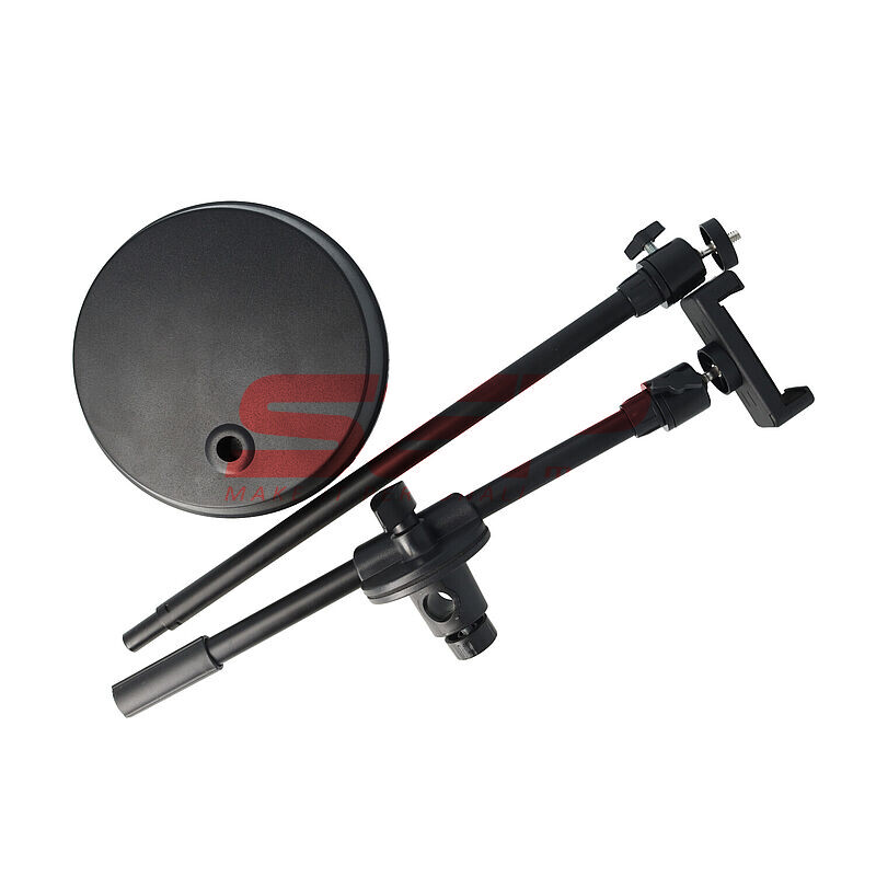 Stand Live Profesional pentru birou cu Ring Light LED 16cm, Braț Reglabil și Suport Telefon