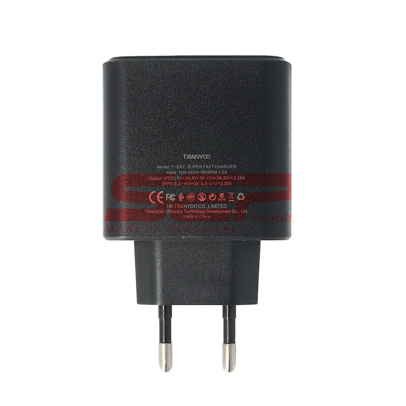 Incarcator retea Fast Charge Type-C - Type-C 45W TRANYOO T-SA7C BLACK