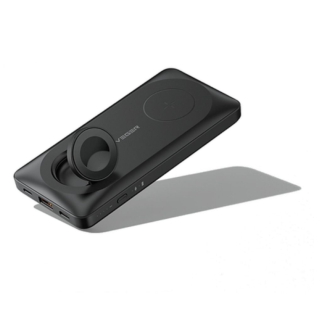 PowerBank VEGER 22.5W, 10.000 mAh, compatibil MagSafe, negru