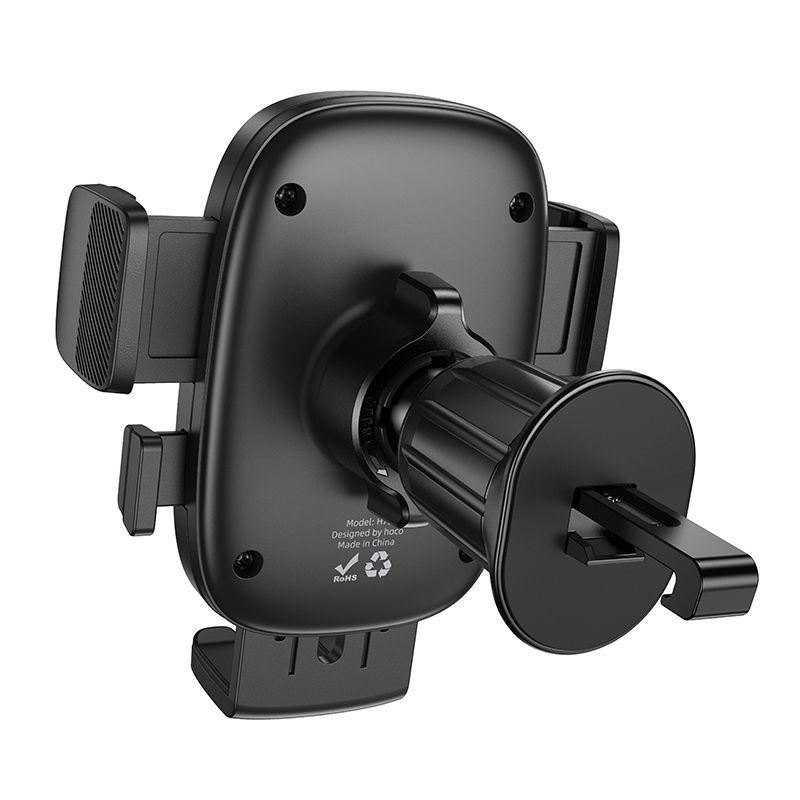 Suport auto telefon hoco. grilă ventilație, H75, negru