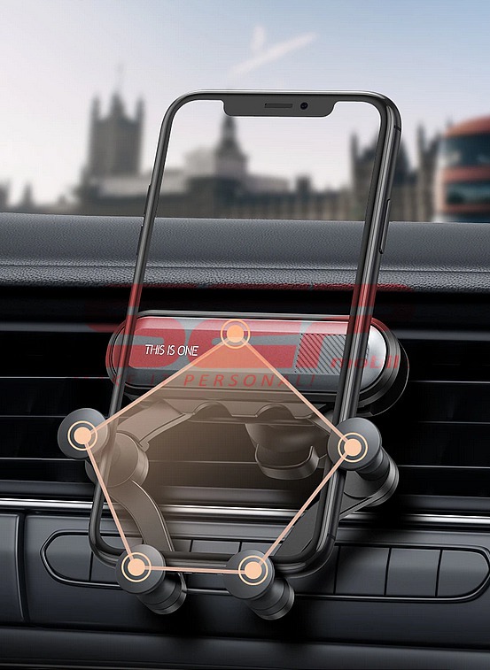 Suport auto Gravity Mount pentru grila de ventilatie BLACK