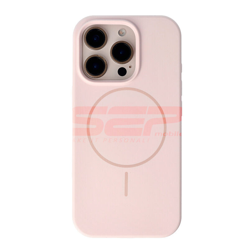 Toc Soft Silicone Magsafe Apple iPhone 15 Pink Sand
