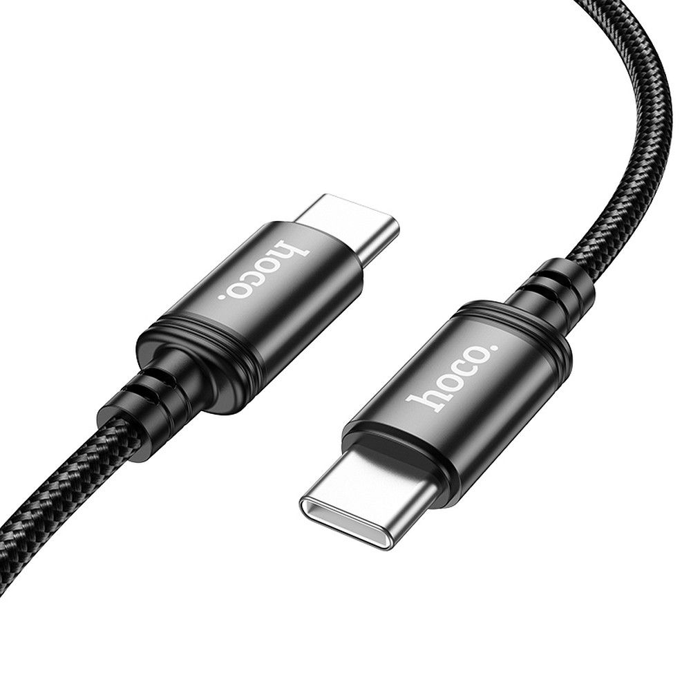 Cablu date și încărcare USB-C la USB-C, PD, 3A, 60W, X91, 3m, negru