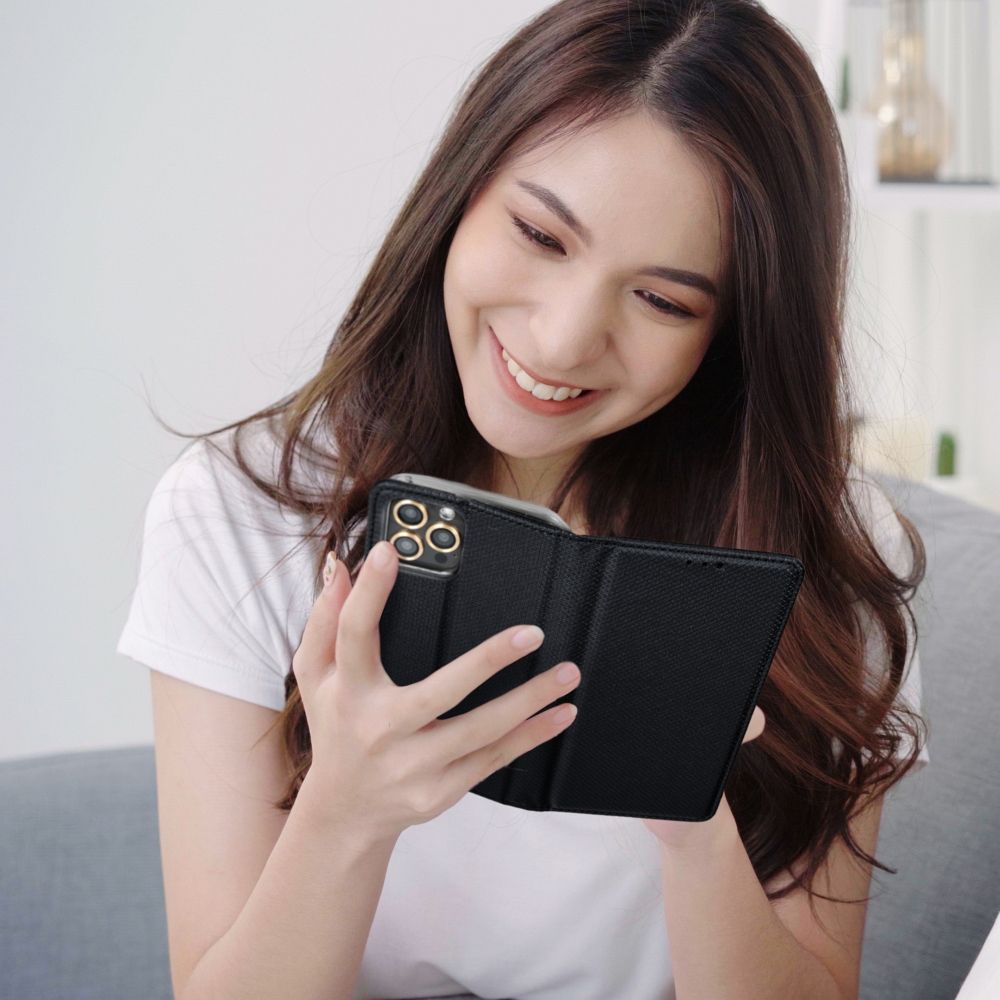 Husă de protecție Smart pentru Motorola Moto G05 / G15, negru
