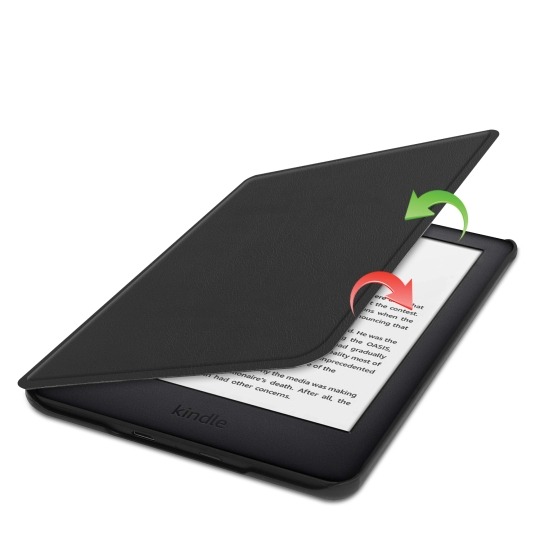 Husă flip cover Tech-Protect pentru Amazon Kindle 11 2022 / 12 2024, neagră