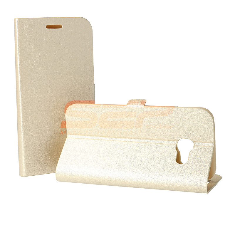 Toc FlipCover Stand Magnet Samsung Galaxy A3 2016 GOLD