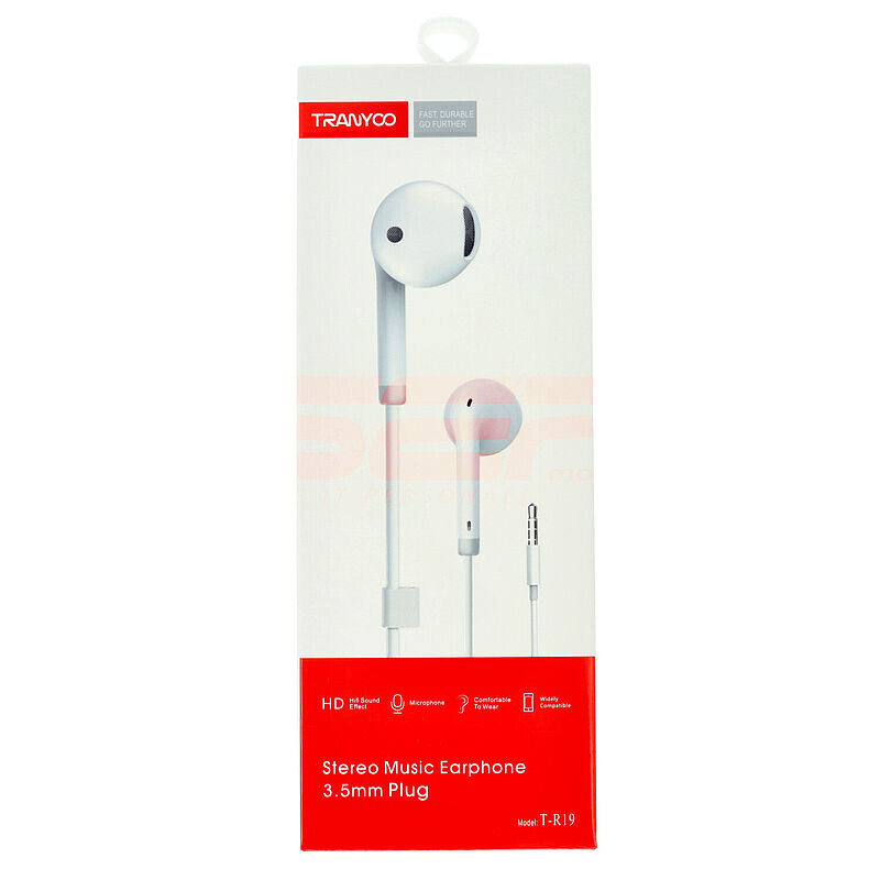 Handsfree audio stereo cu conector jack Tranyoo T-R19