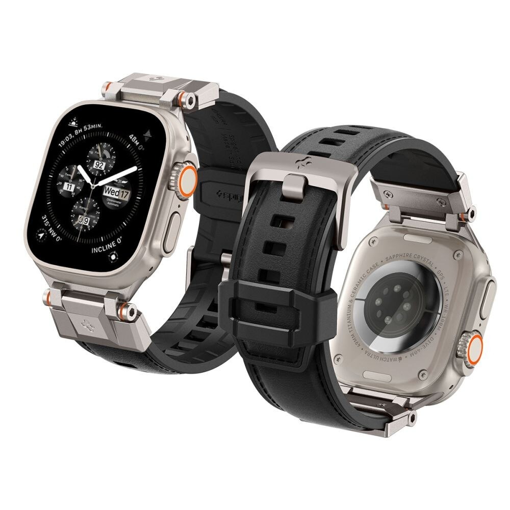Curea Spigen pentru Apple Watch 42mm / 44mm / 45mm / 49mm Ultra, seria 1-9 / SE / Ultra 1/2, negru