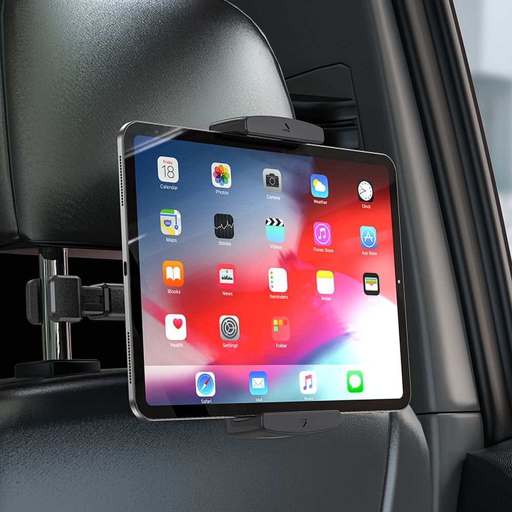 Suport auto hoco. pentru tetieră (4,7″- 12,9″) CA121 negru